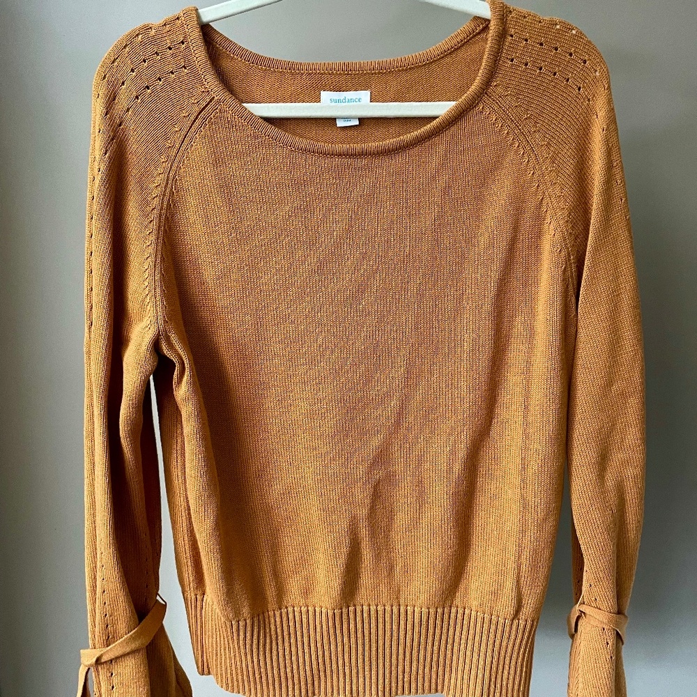 Sundance Aryka Bell Tie Sleeve Sweater